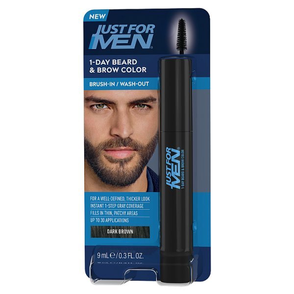 Just For Men 1 Day Beard & Brow Facial Gel Dark Brown