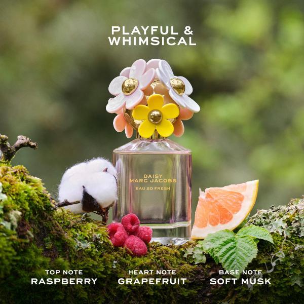 Marc Jacobs Daisy Mandarin Fizz Hair & Body Mist & Daisy Eau So Fresh Eau de Toilette 75ml Bundle