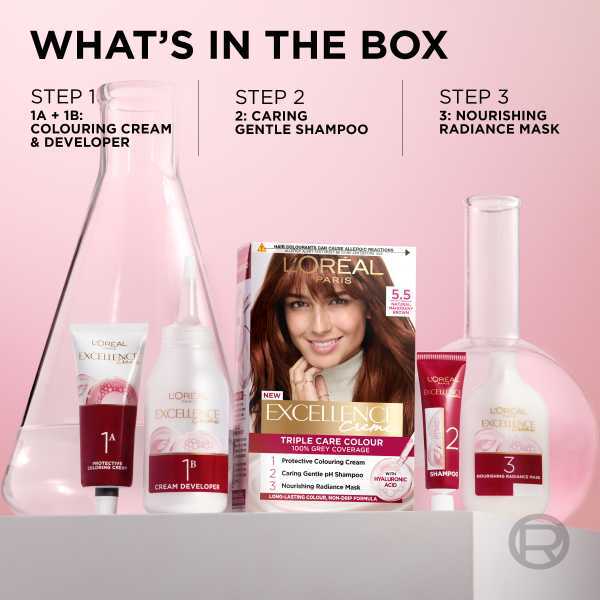 L'Oréal Excellence Crème 5.5 Natural Mahogany Brown