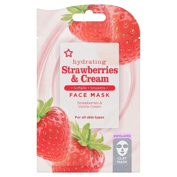 Superdrug Hydrating Strawberries and Cream Face Mask