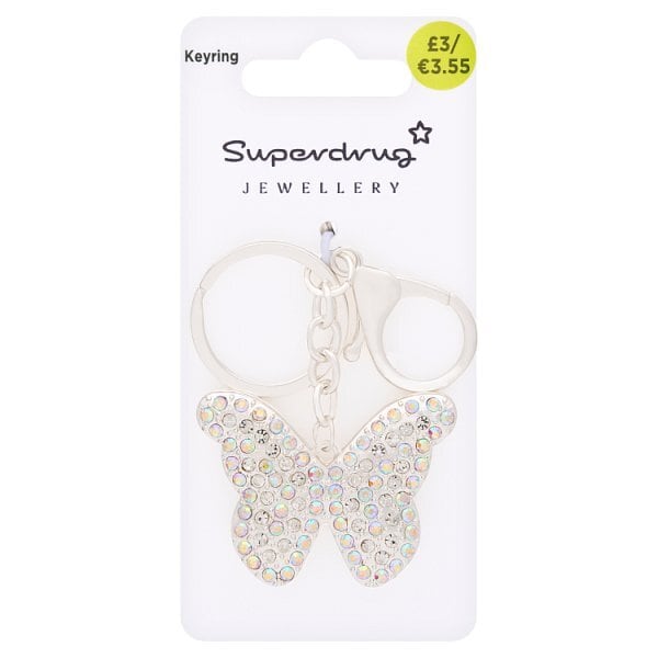 Superdrug Butterfly Keyring