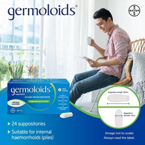 Germoloids Haemorrhoids-Piles Tablets &Triple Action Cream