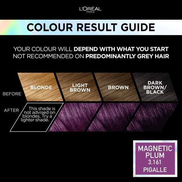 Preference Vivids (Colorista) Hair Dye Magnetic Plum 3.16