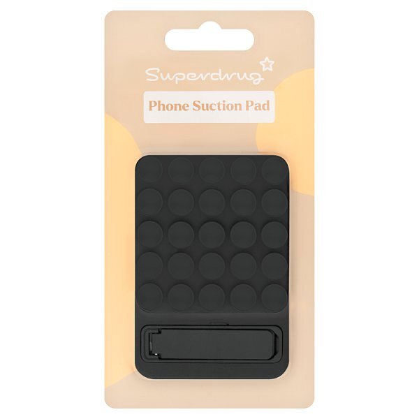 Superdrug Phone Suction Pad with Stand Black