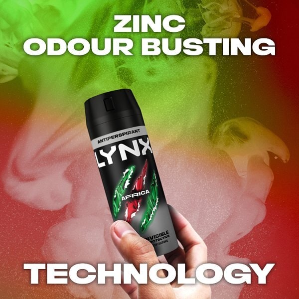 Lynx Africa Anti-Perspirant Deodorant Aerosol 150 ml