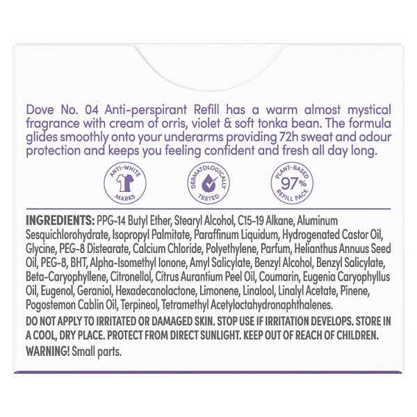 Dove Violet & Tonka Bean Antiperspirant Refill  35ml
