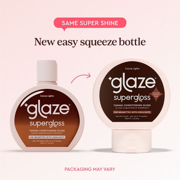 Glaze Supergloss Toning Conditioning GlossCocoa Lights 190ml