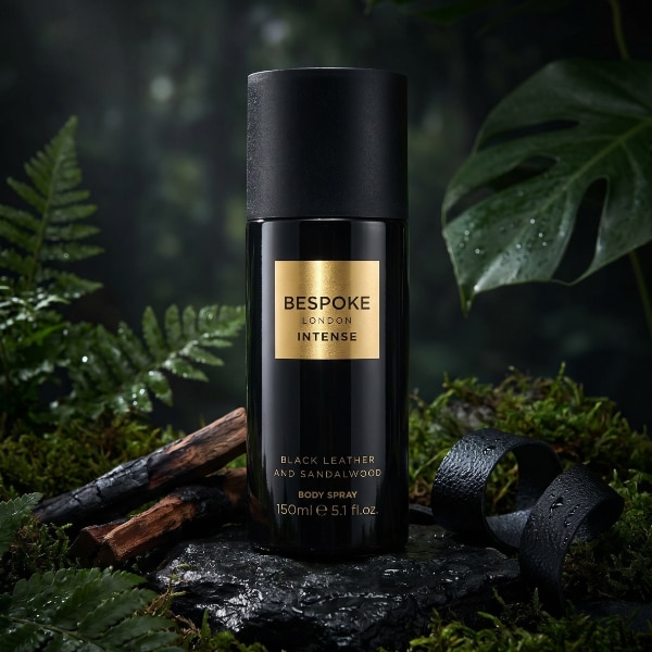 Bespoke Black Leather And Saffron Body Spray 150Ml - Intense