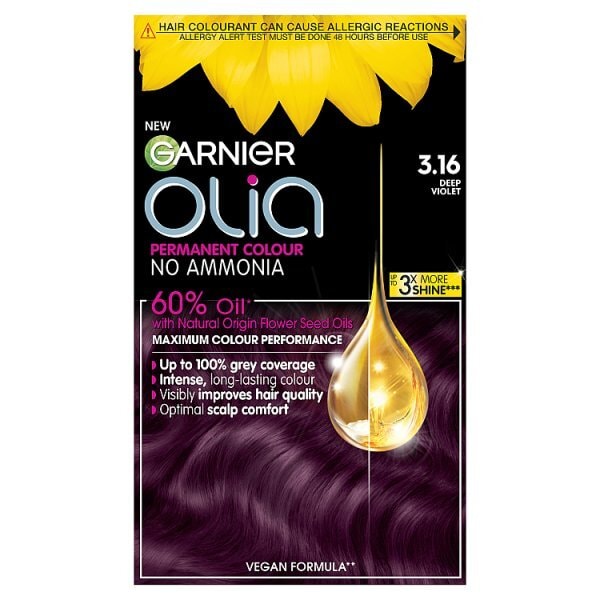 Garnier Olia Bold 3.16 Deep Violet Permanent Hair Dye