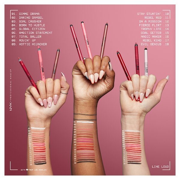 NYX Professional Makeup Line Loud Lip Liner Rebel Kind
