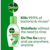 Dettol Antibacterial Hand Sanitiser Aloe Vera Gel 50ml