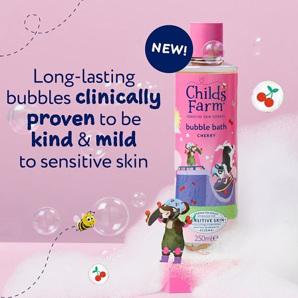 Childs Farm Bubble Bath, Cherry 250Ml