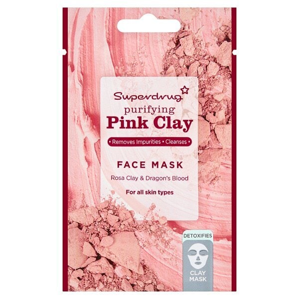 Superdrug Pink Clay Mask 15ml