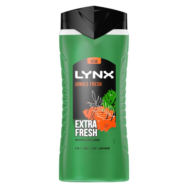 Lynx 3-In-1 Body Wash Jungle Fresh 500ml