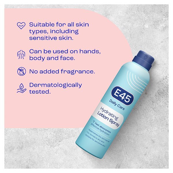 E45 Daily Lotion Spray Cream 200ml