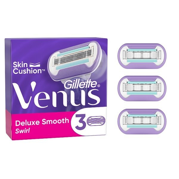 Venus Deluxe Smooth Swirl Razor Blades x3