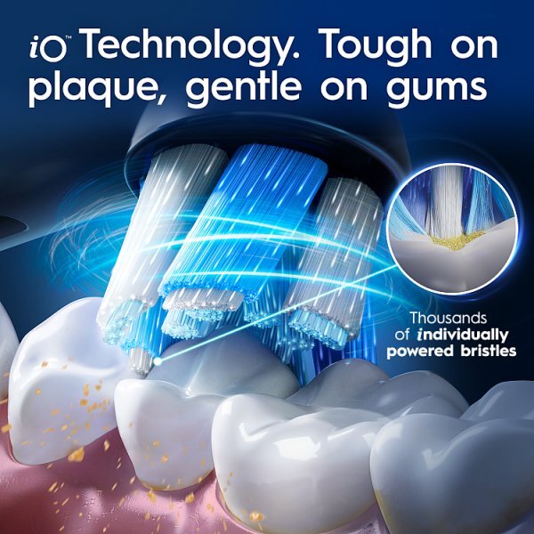 Oral-B iO6 Black Lava Electric Toothbrush + Travel Case