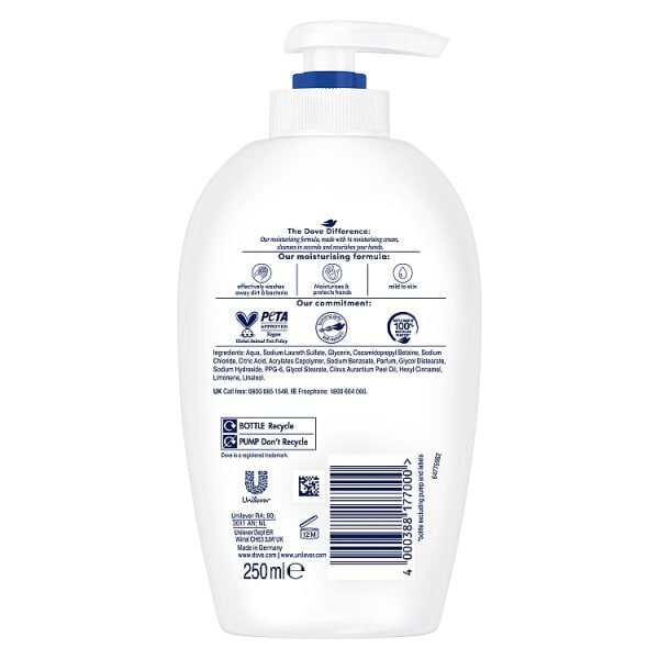 DNR Dove Liquid Hand Wash Beauty Cream 250ml