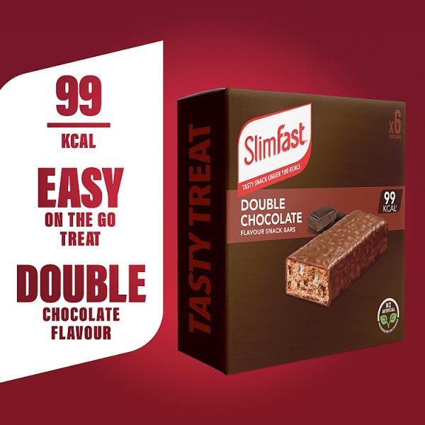 Slimfast Core Snack Bar Double Choc 150Ge (6X25g)