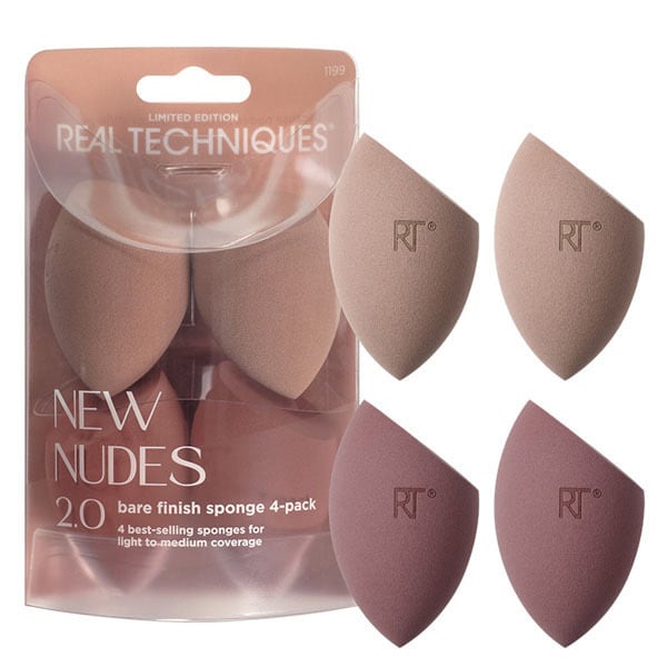 Real Techniques Bare Finish Sponge 4-Pack