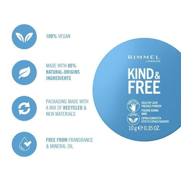 Rimmel Kind & Free Pressed Powder Translucent