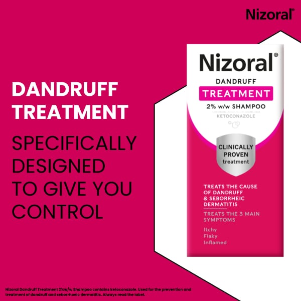 Nizoral Dandruff Treatment 2% W/W Shampoo 120ml