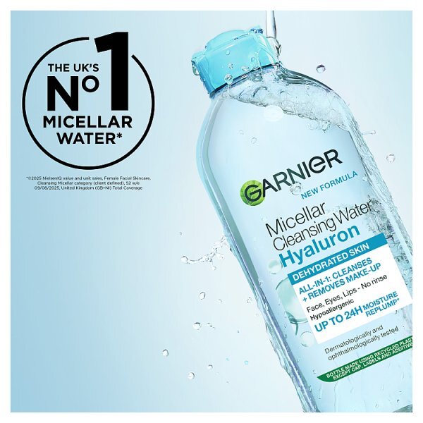 Garnier Micellar Cleansing Water Hyaluron Cleanse & Replump 400ml