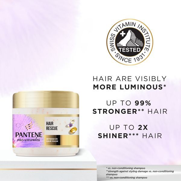 Pantene Silky & Glowing Hair Mask 300Ml