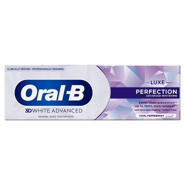 Oral-B 3D White Luxe Perfection Whitening Toothpaste 75ml