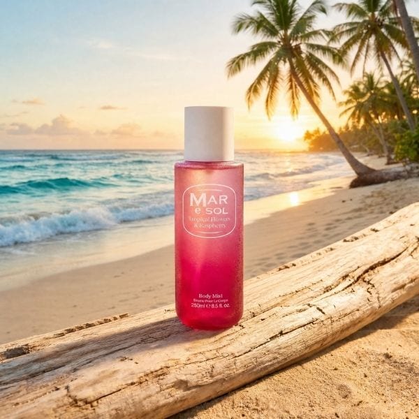 Mar E Sol Tropical Flowers & Raspberry Body Mist 250Ml
