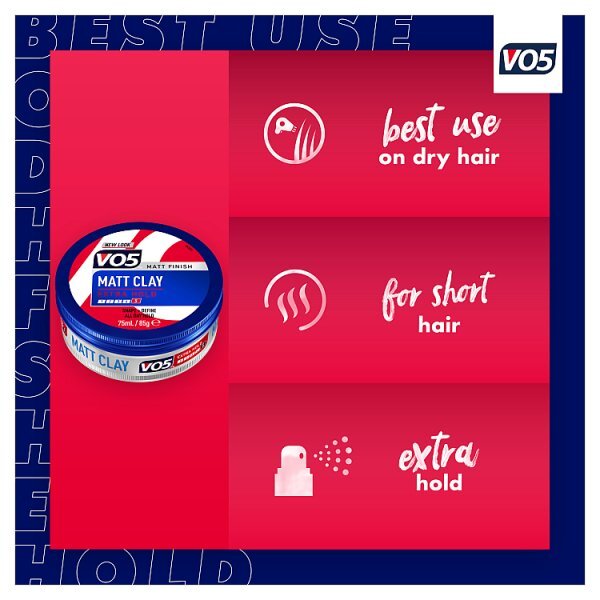 VO5 Hair Clay Matt 75ml