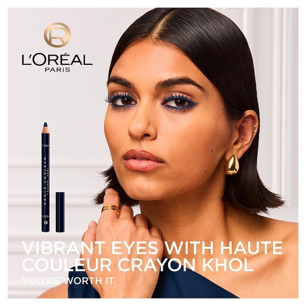 L'Oréal Paris Haute Couleur Crayon Khol Eyeliner Bleu Suede
