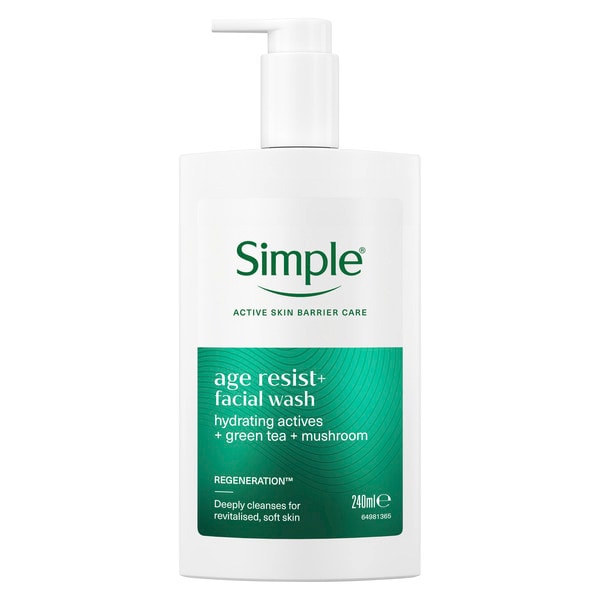 Simple Age Resist+ Facial Cleanser 240 ml