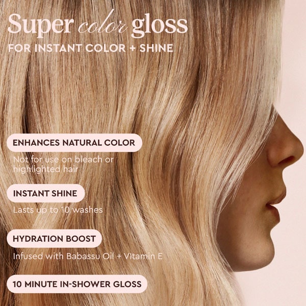 Glaze Supergloss Toning Conditioning GlossHoney Blonde 190ml