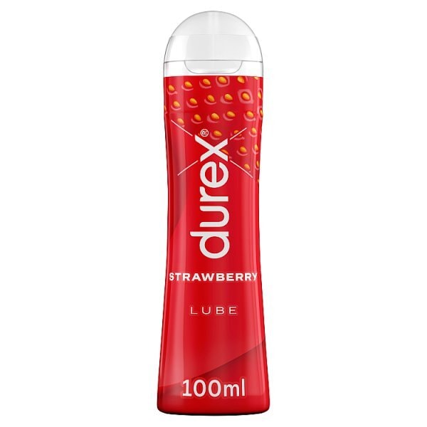 Durex Strawberry Lube Water Based Flavoured Edible 100ml