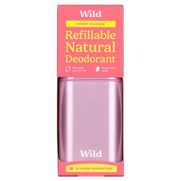 Wild Pink Case & Cherry Blossom Deodorant Refill 40g