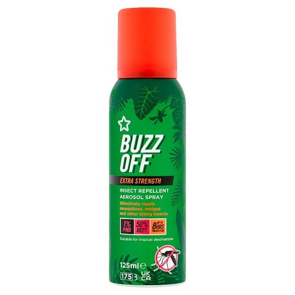 Superdrug Buzz Off Extra Strength Insect Repellent 125ml