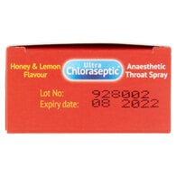 Ultra Chloraseptic Anaesthetic Throat Spray Honey & Lemon