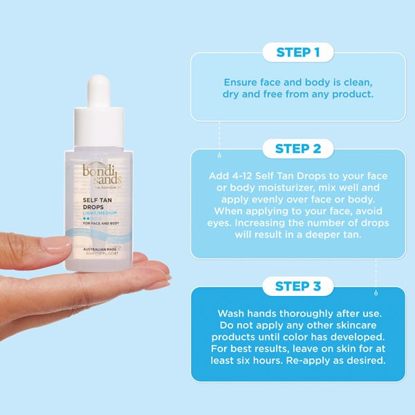 Bondi Sands Self Tan Drops Light/Medium 30ml