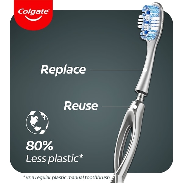 Colgate Link Medium Replaceable Head Manual Toothbrush