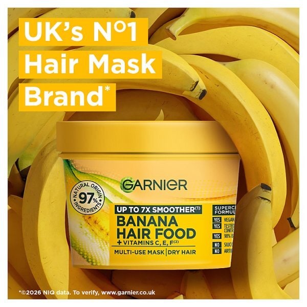 Garnier Ultimate Blends Hair Food Banana Hair Mask 390ml