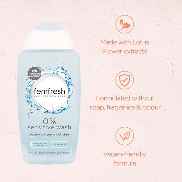 Femfresh Sensitive Skin Intimate Wash 250ml