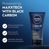 NIVEA MEN Deep Anti-Blackhead Face Scrub With Black Carbon 75ml