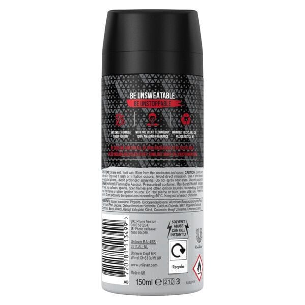 Lynx Sport Dry recharge Anti-perspirant Deodorant Spray