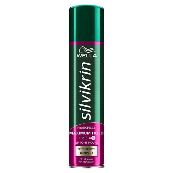 Wella Silvikrin Maximum Hold Hairspray, 250 ml