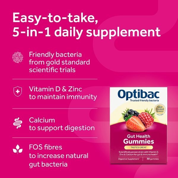 Optibac Probiotics Gut Health Gummies - 30 Gummies