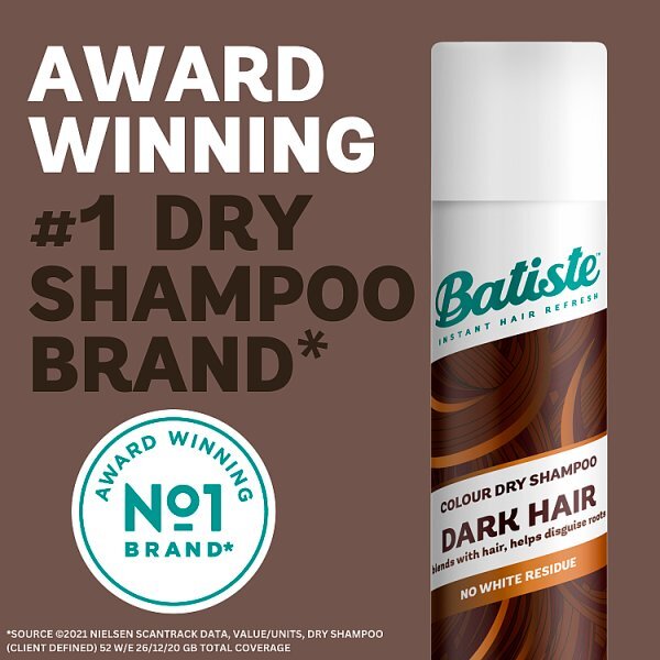 Batiste Dry Shampoo Dark & Deep Brown 200ml