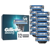 Gillette Mach3 Men's Razor Blade Refills, 12 Count