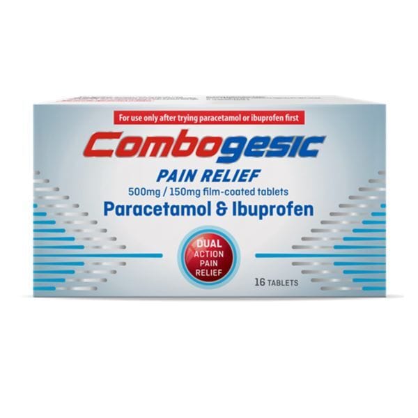 Combogesic Pain Relief 500Mg/150Mg Film Coated Tablets 16'S