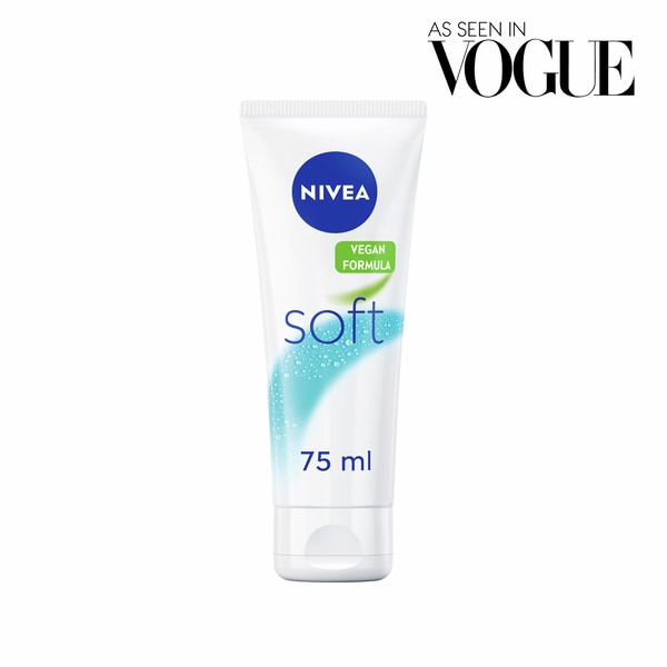 NIVEA Soft Moisturiser Cream for Face, Hands & Body, 75ml